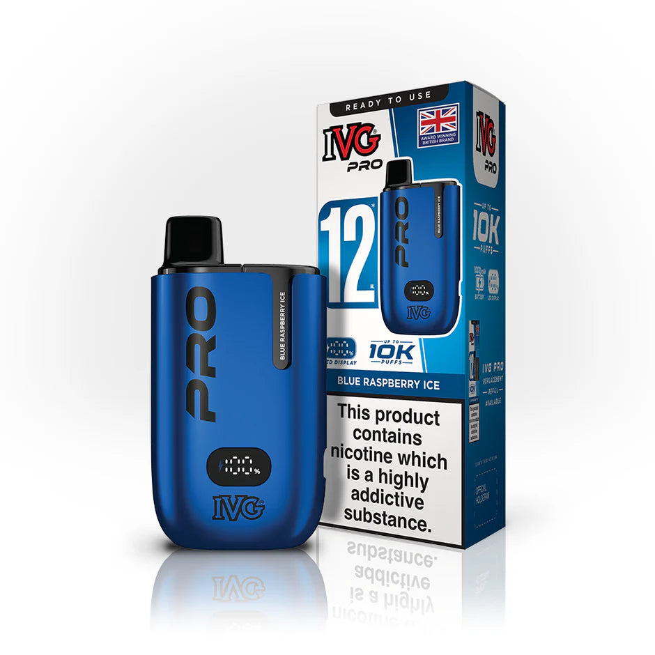 Hayati Pro Max+ 6000 Puffs Vape Kit UK, with Bllue  and having BlueRaspberryIce__ Flavour