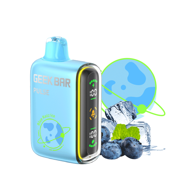 geek bar pulse uk,  Blue razzice flavor 15000 puffs  
