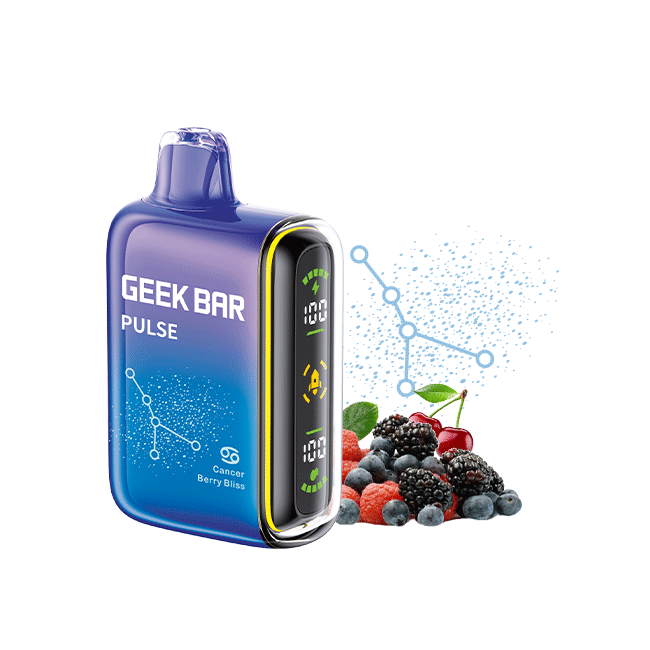 geek bar pulse uk,  Cancer berry biles flavor 15000 puffs