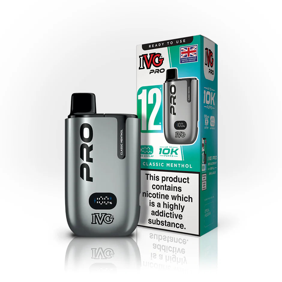 Hayati Pro Max+ 6000 Puffs Vape Kit UK, with Sliver and having ClassicMenthol_ Flavour
