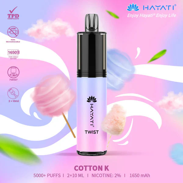 Hayati Twist 5000 Puffs Disposable Vape Pod Kit