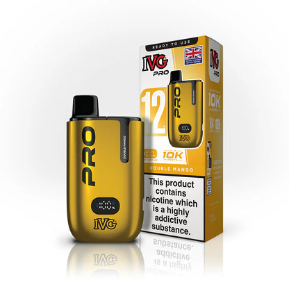 Hayati Pro Max+ 6000 Puffs Vape Kit UK, with Gold and having DoubleMango_ Flavour