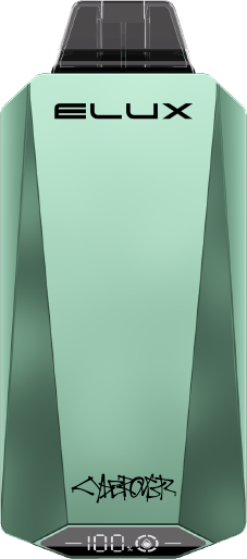 ELUX Cyberover 15000 puffs disposable vapes in green colors.