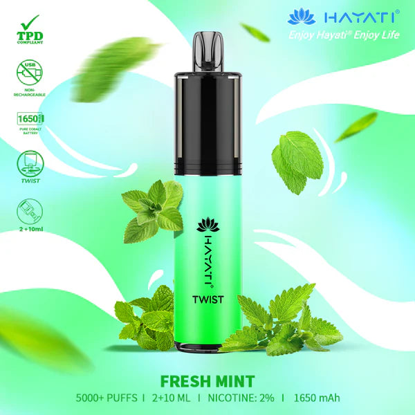 Hayati Twist 5000 Puffs Disposable Vape Pod Kit