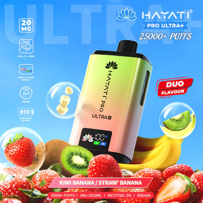 Hayati Pro Ultra+ 25000+ Puffs Disposable Vape  (Box of 5)