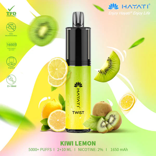 Hayati Twist 5000 Puffs Disposable Vape Pod Kit