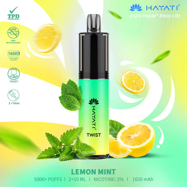 Hayati Twist 5000 Puffs Disposable Vape Pod Kit