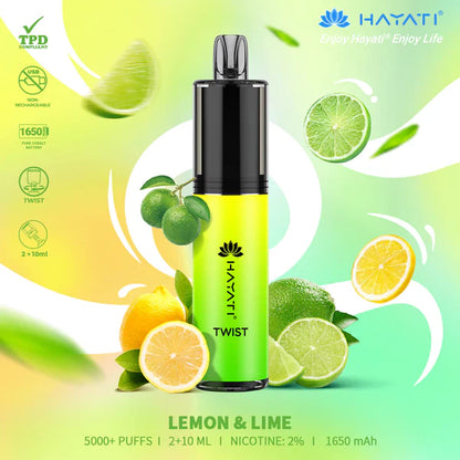 Hayati Twist 5000 Puffs Disposable Vape Pod Kit