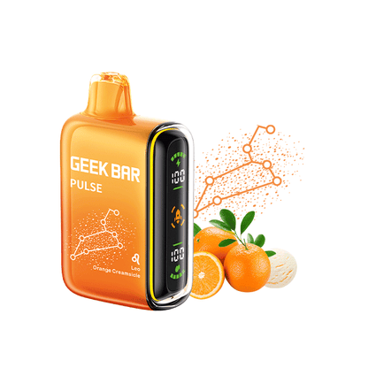 geek bar pulse uk, Orange creamsiole  flavor 15000 puffs