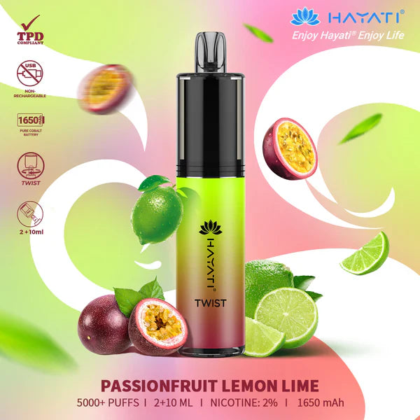 Hayati Twist 5000 Puffs Disposable Vape Pod Kit