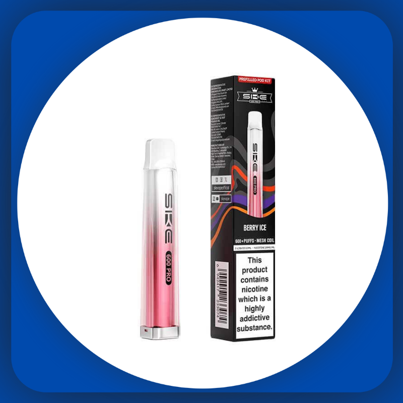 SKE 600 Pro Prefilled Pod Kit with Berry Ice flavour, having 600 puffs