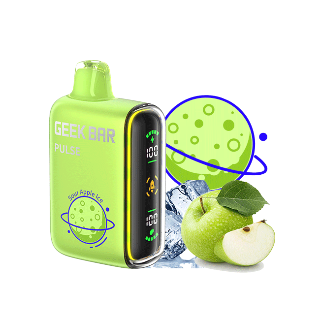 geek bar pulse uk, Sour appleice flavor 15000 puffs
