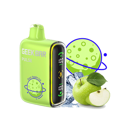 geek bar pulse uk, Sour appleice flavor 15000 puffs
