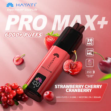 Hayati crystal  Pro Max+ 6000 Puffs Vape Kit - Pack of 5