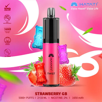 Hayati Twist 5000 Puffs Disposable Vape Pod Kit