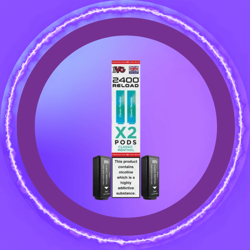IVG 2400 Reload 2-in-1 Prefilled Vape Pods (Pack of 5) — Buy Online UK | Rapid Vapes