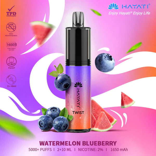 Hayati Twist 5000 Puffs Disposable Vape Pod Kit