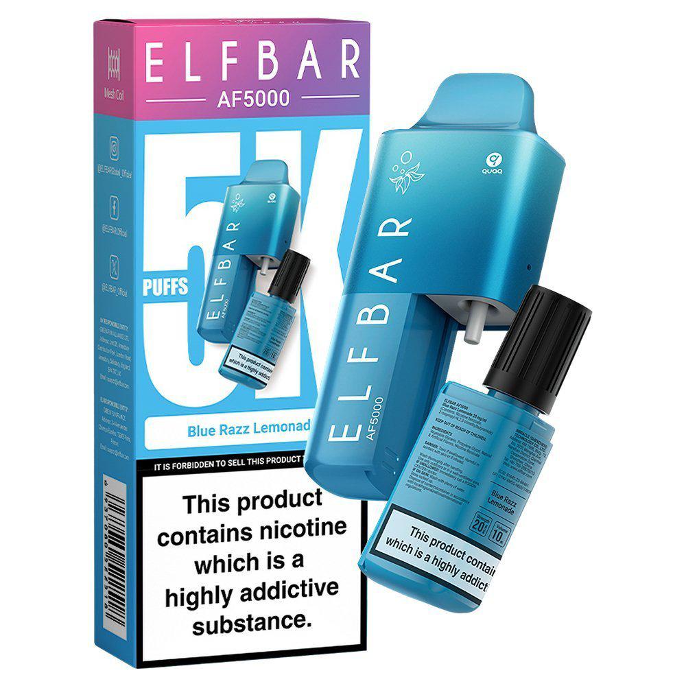 Elf bar AF5000 Puffs Disposable Vape (Pack of 5)