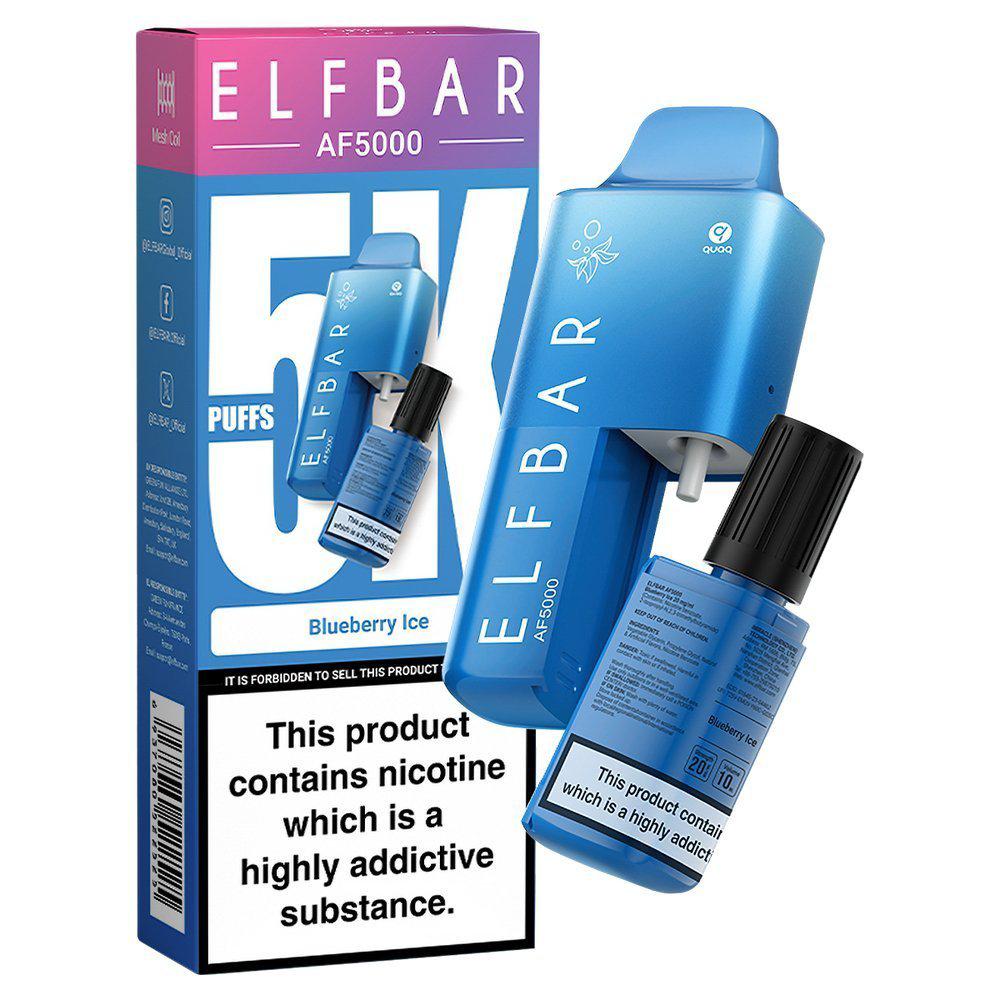 Elf bar AF5000 Puffs Disposable Vape (Pack of 10)