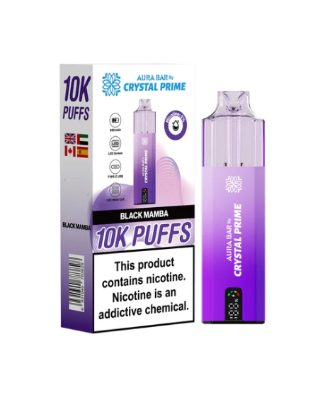 Crystal Prime 10000 Puffs Disposable Vape - Pack of 5