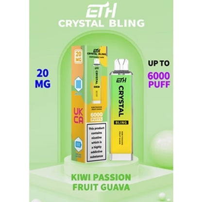 Crystal Bling 6000 Disposable Vape Puff Pod Device