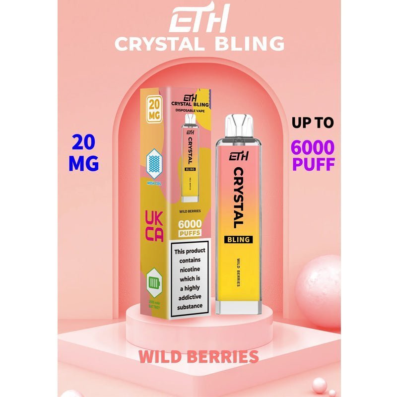 Crystal Bling 6000 Disposable Vape Puff Pod Device