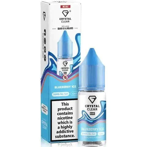 Crystal Clear Nic Salts 10ml- Pack of 10