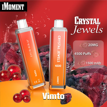 Crystal Jewels 4500 Disposable Vape Pod Puff Bar Device