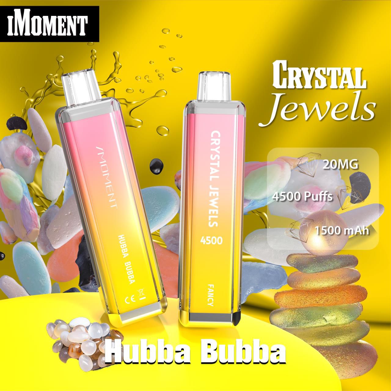 Crystal Jewels 4500 Disposable Vape Pod Puff Bar Device