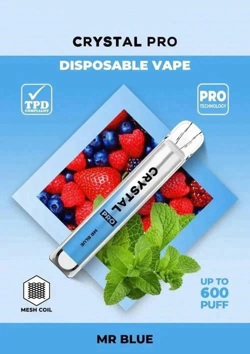 Crystal Pro Bar 600 Puffs Disposable Vape