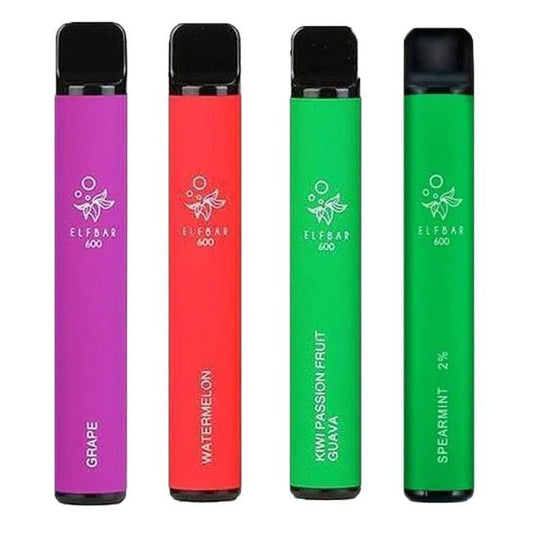 Elf Bar 600 Disposable Vape Puff Bar Pod