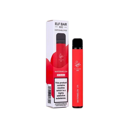 Elf Bar 600 Disposable Vape Puff Bar Pod