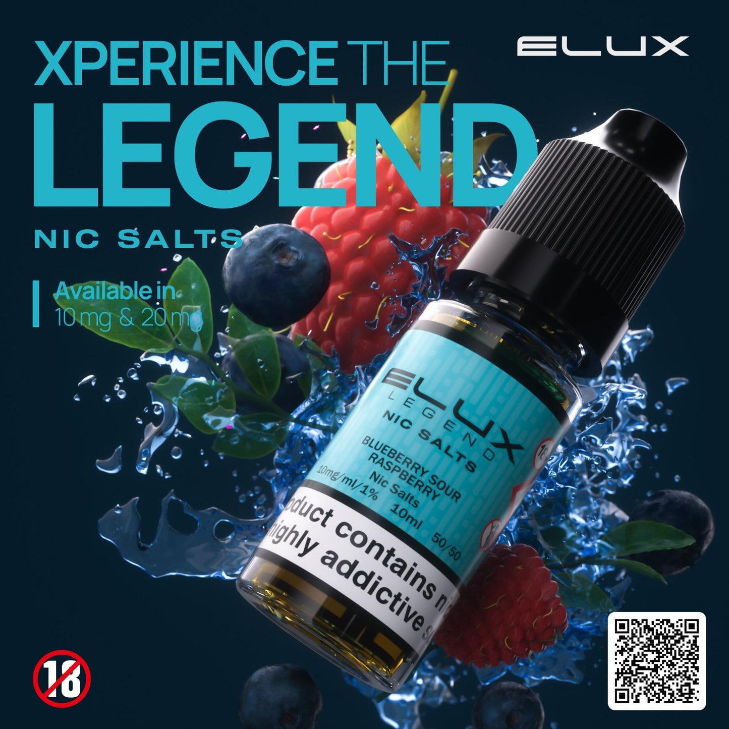 Elux Legend Nic Salt-10ml E-liquids - Box of 10