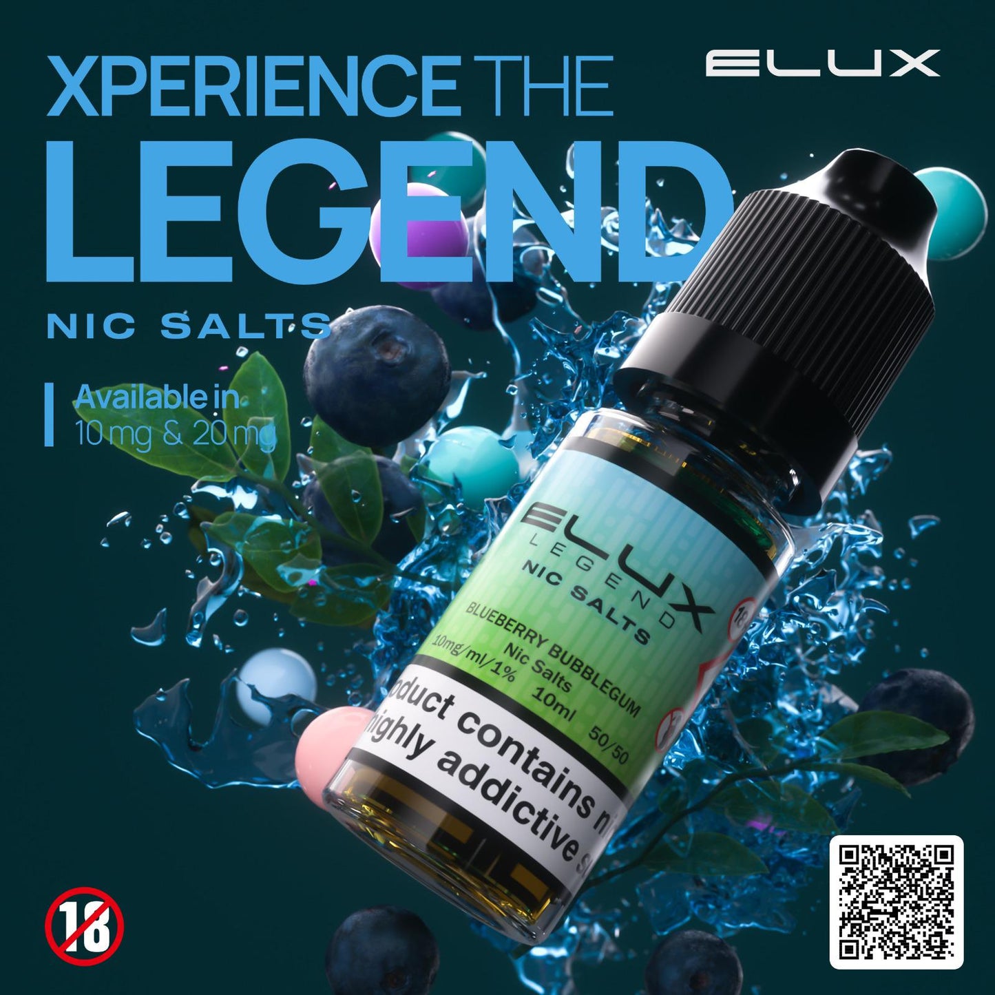 Elux Legend Nic Salt-10ml E-liquids - Box of 10