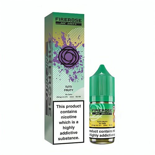 Firerose 5000 10ml Nic Salts E-liquids Box of 10