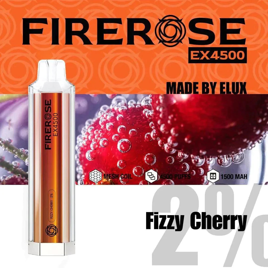 Firerose EX4500 Disposable Vape Pod Puff Pod Box of 10