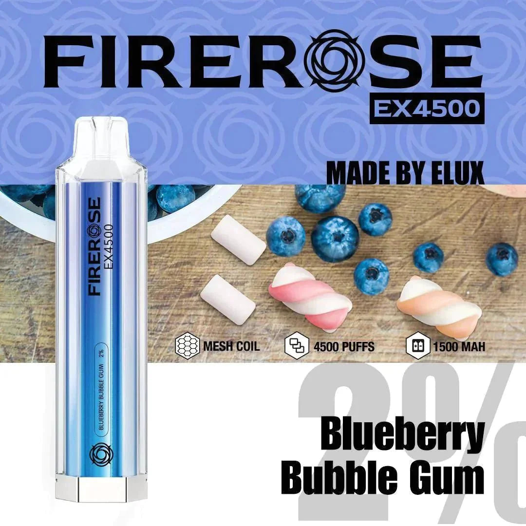 Firerose EX4500 Disposable Vape Pod Puff Pod Box of 10