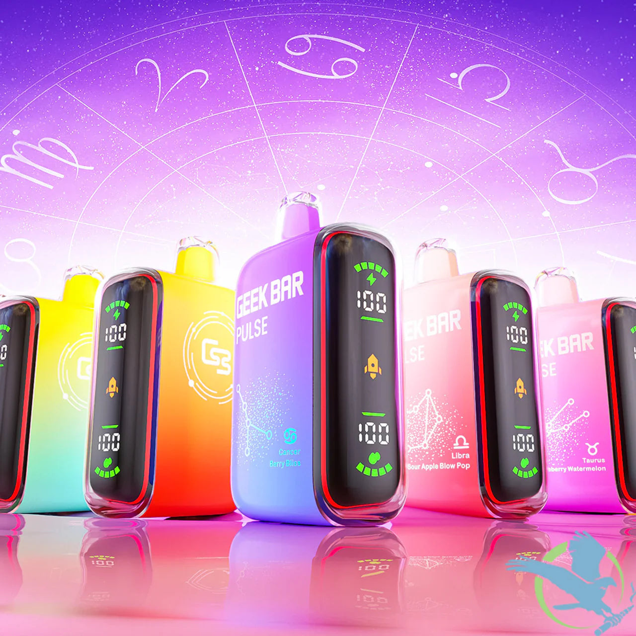 Geekbar Pulse 15000 Puffs Disposable Vape Device (Box of 5) — Buy Online UK | Rapid Vapes