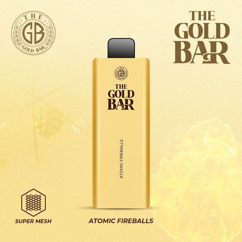 Gold Bar 4500 Disposable Vape Puff Pod Box of 10