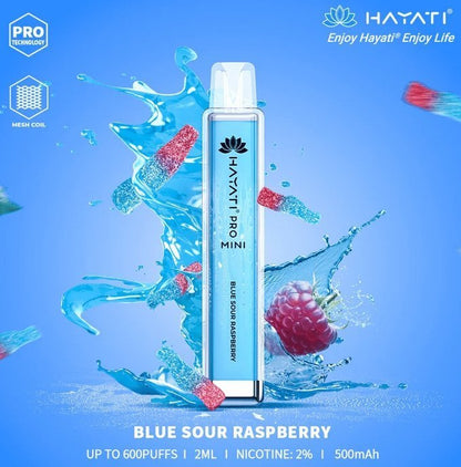 Hayati Crystal Mini Pro 600 Disposable Vape Pod Puff Kit