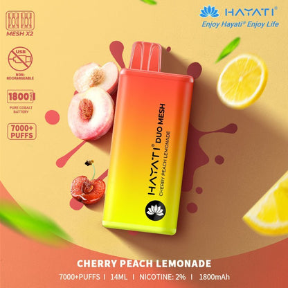 Hayati Duo Mesh 7000 Puffs Disposable Vape  (Buy 10 Boxes)