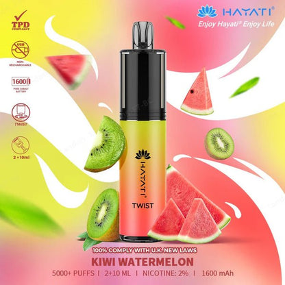 Hayati Twist 5000 Puffs Disposable Vape