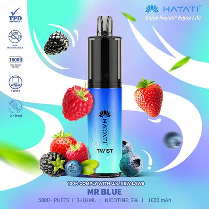 Hayati Twist 5000 Puffs Disposable Vape