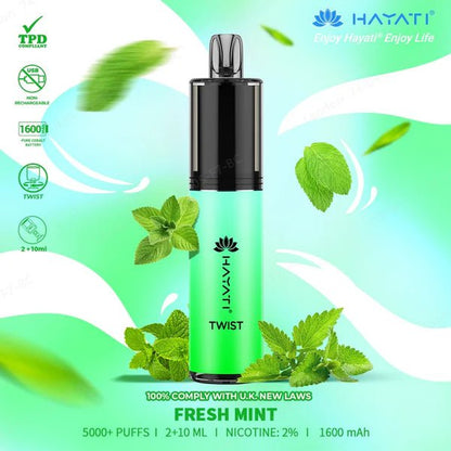 Hayati Twist 5000 Puffs Disposable Vape