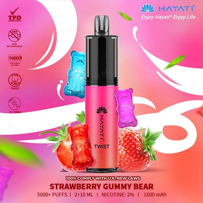 Hayati Twist 5000 Puffs Disposable Vape