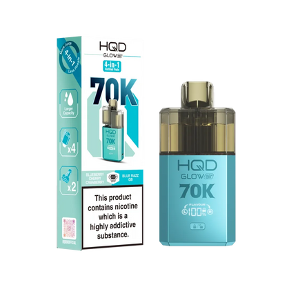 HQD Glow Air 70K Puffs Prefilled Pod Kit