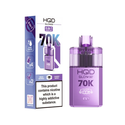 HQD Glow Air 70K Puffs Prefilled Pod Kit