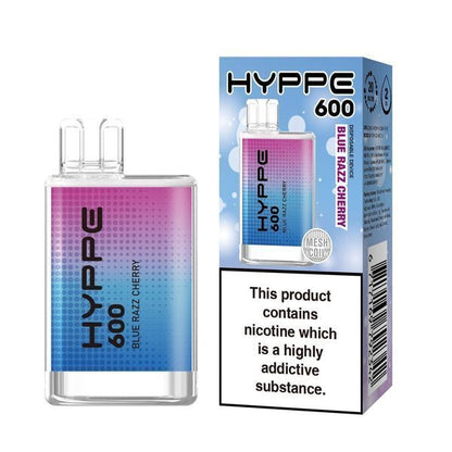 Hyppe 600 Crystal Disposable Vape Puff Pod - Box of 10