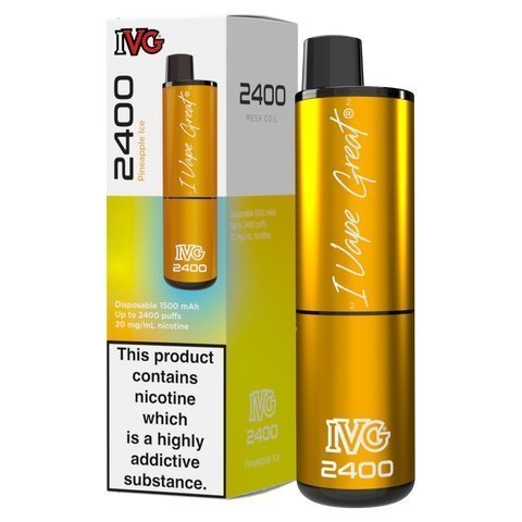 IVG 2400 4in1 Disposable Vape 2400 Puffs (Pack of 5) Rapid Vape IVG 2400 4in1 Disposable Vape 2400 Puffs (Pack of 5) Rapid Vape