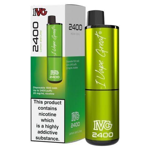 IVG 2400 4in1 Disposable Vape 2400 Puffs (Pack of 10)